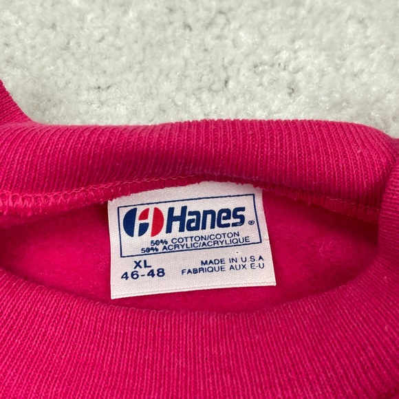 Vintage Hanes USA Pullover Sweatshirt OR Nurses Are Cut Above Pink - Picture 2 of 7